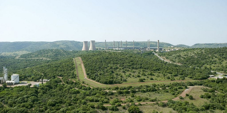 The Pelindaba nuclear power plant, where South Africa constructed its first nuclear reactor, SAFARI-1, in 1965.