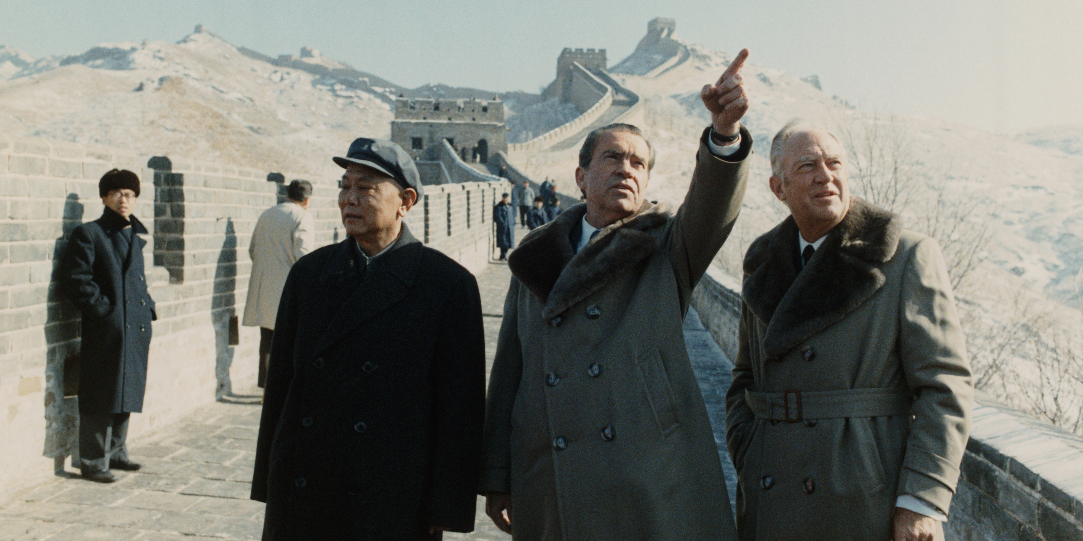 President Richard Nixon vising Communist-led China in 1972.