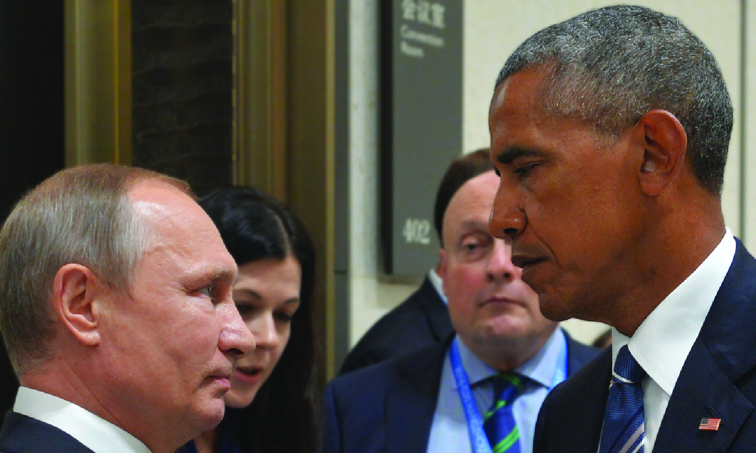 Russian President Vladimir Putin meets with US President Barack Obama on the sidelines of the G20 Leaders Summit in Hangzhou, China on September 5, 2016.