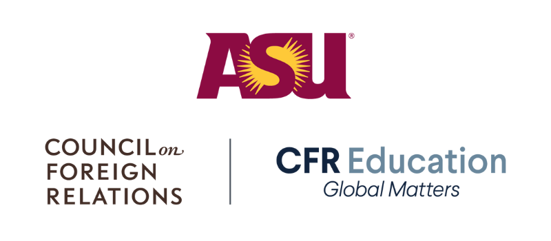 CFR Education and Arizona State University Logos