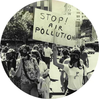 Friends of the Earth march in Sydney, Australia on October 2, 1972.