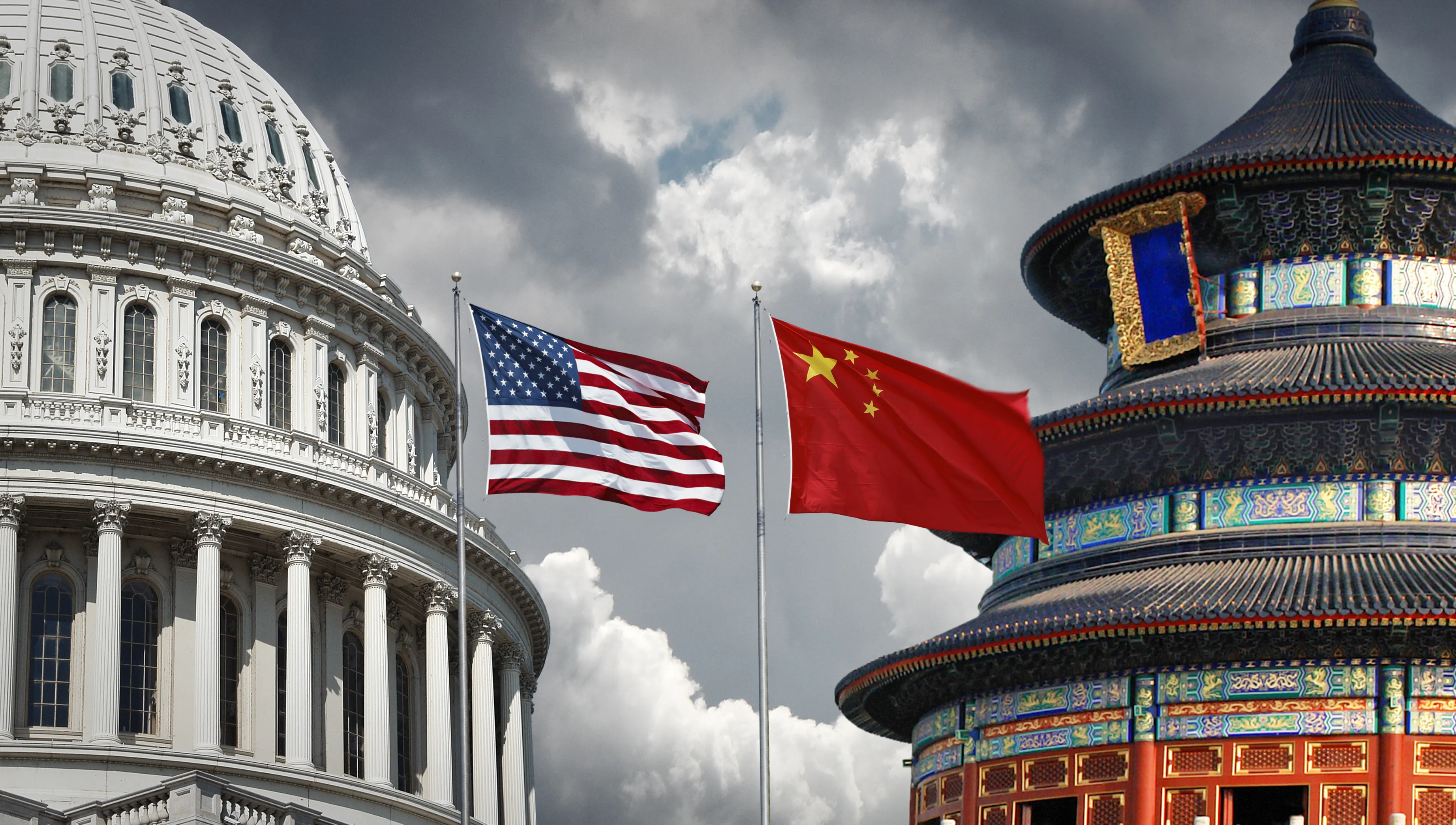 U.S.-China flags/iStock